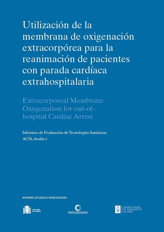 Imagen de portada del libro Utilización de la membrana de oxigenación extracorpórea para la reanimación de pacientes con parada cardíaca extrahospitalaria