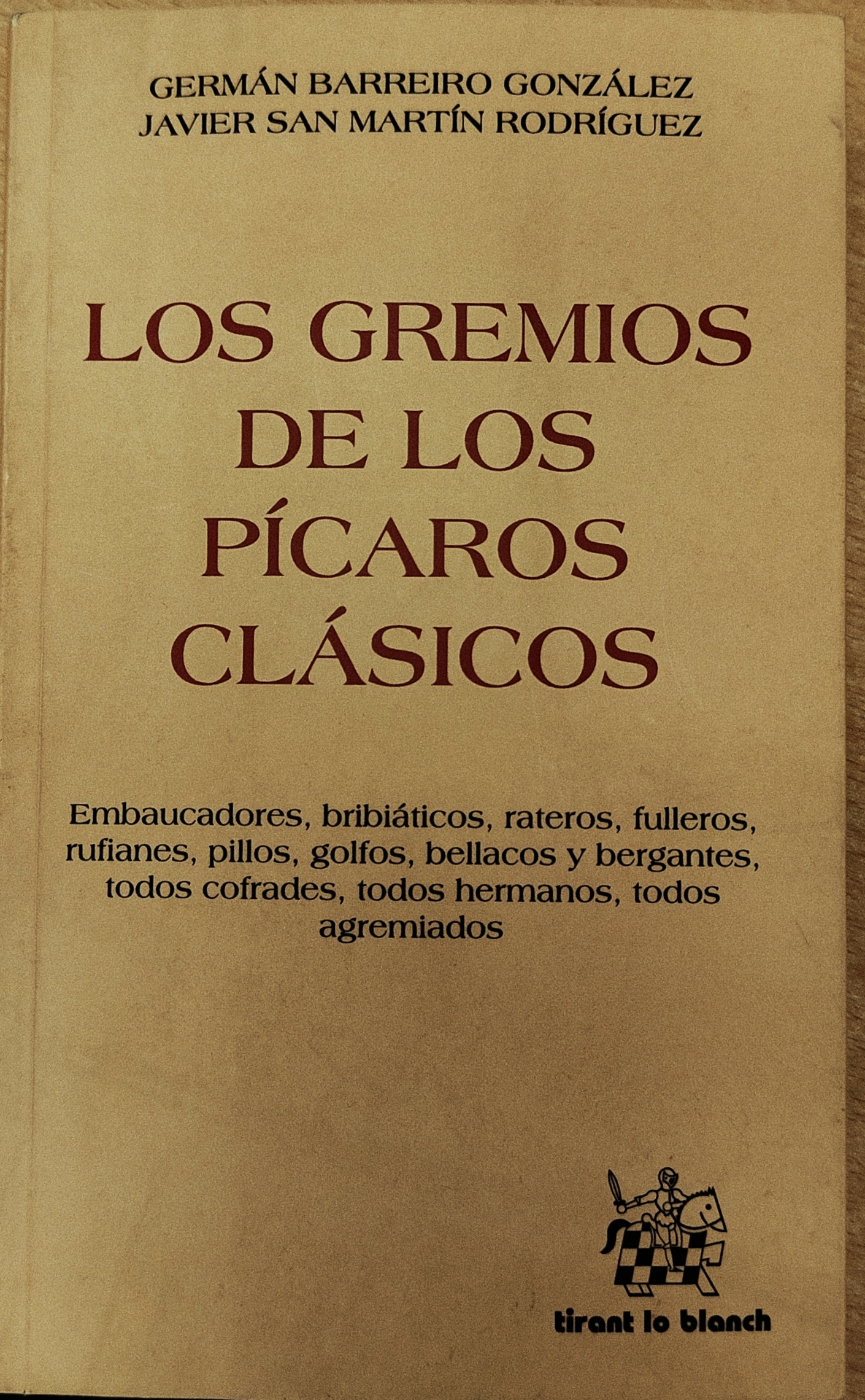 Imagen de portada del libro Los gremios de los pícaros clásicos