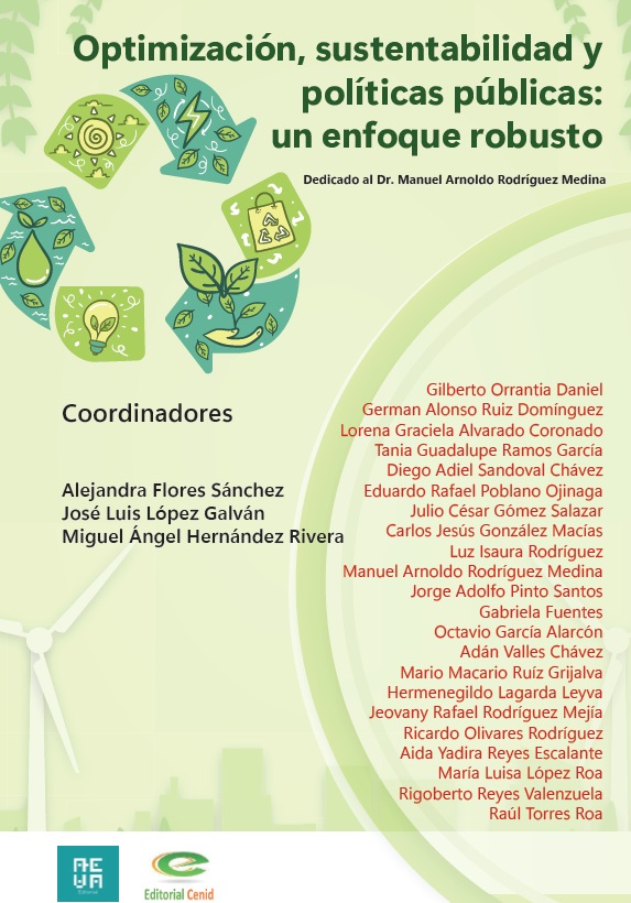 Imagen de portada del libro Optimización, sustentabilidad y políticas públicas