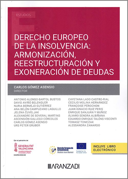 Imagen de portada del libro Derecho Europeo de la insolvencia