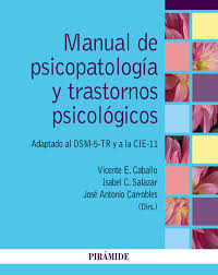 Imagen de portada del libro Manual de psicopatología y trastornos psicológicos