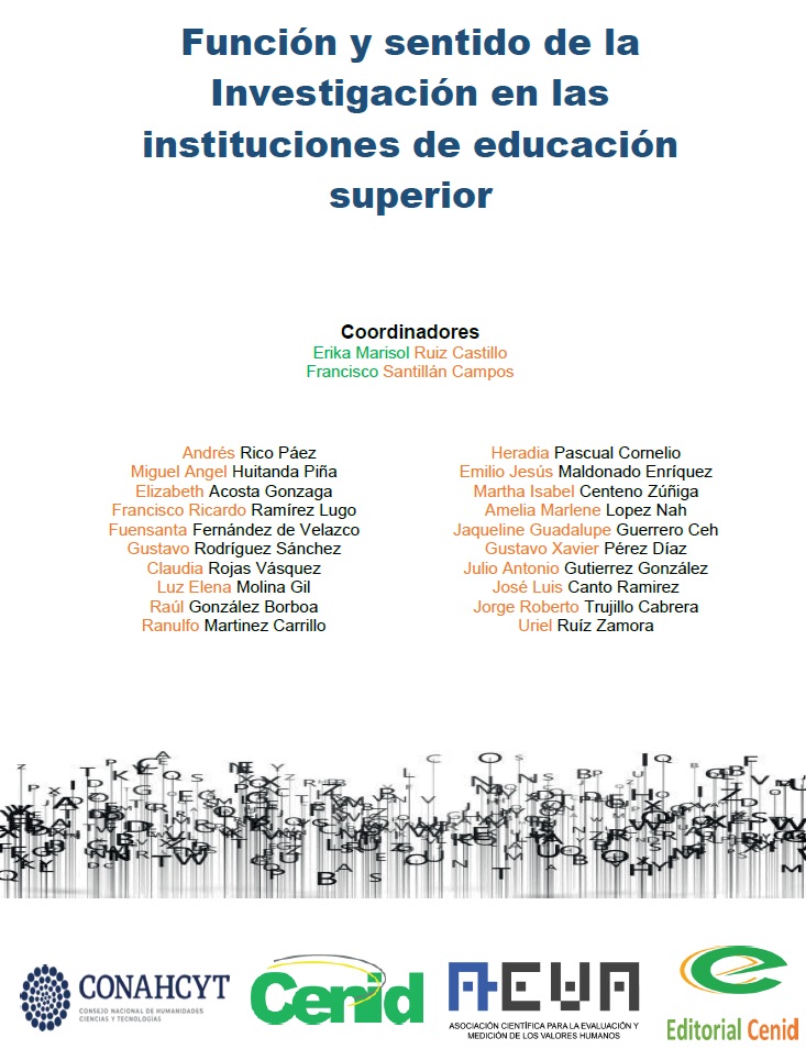 Imagen de portada del libro Función y sentido de la Investigación en las instituciones de educación superior