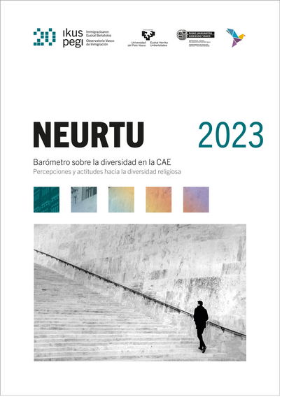 Imagen de portada del libro Neurtu 2023, Barómetro sobre la diversidad en la CAE