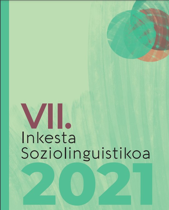 Imagen de portada del libro VII. Inkesta Soziolinguistikoa 2021