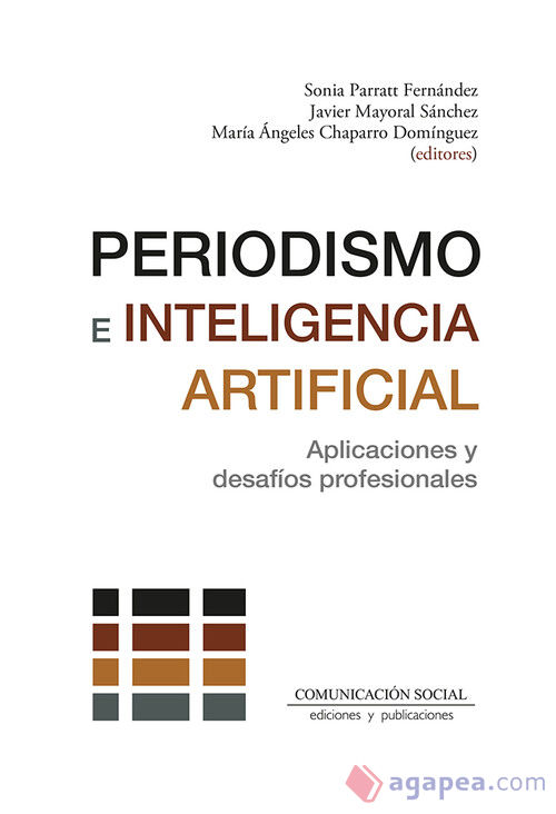 Imagen de portada del libro Periodismo e inteligencia artificial