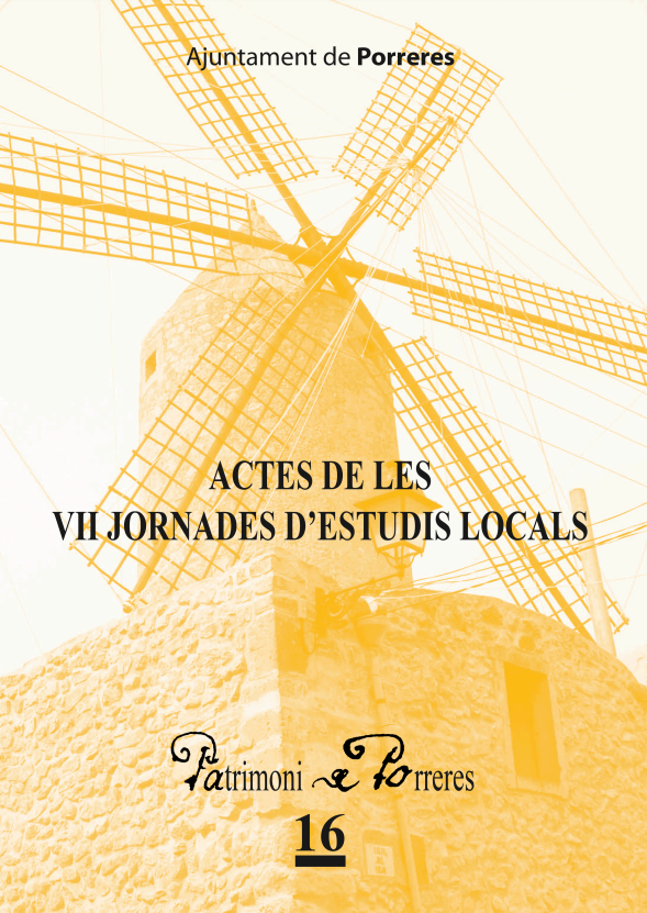 Imagen de portada del libro Actes de les VII Jornades d'Estudis Locals