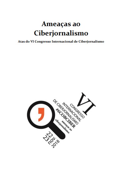 Imagen de portada del libro Ameaças ao Ciberjornalismo