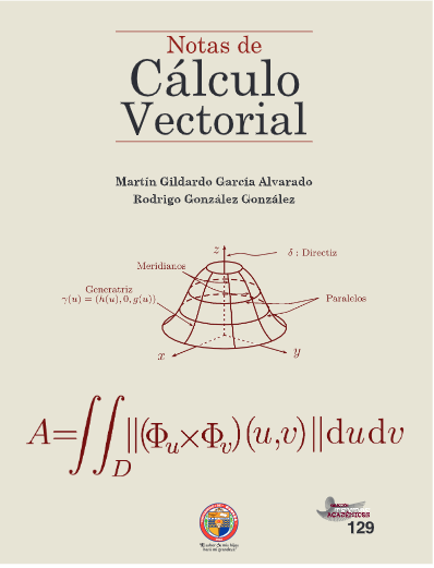 Imagen de portada del libro Notas de cálculo vectorial