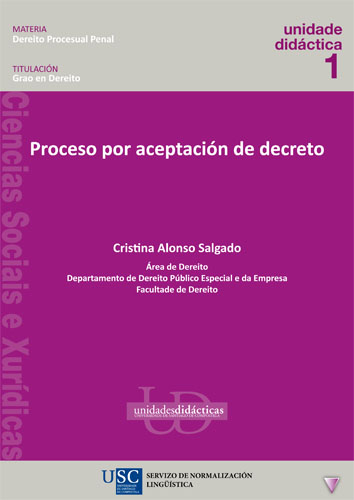 Imagen de portada del libro Proceso por aceptación de decreto