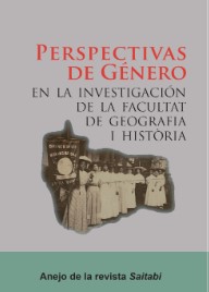 Imagen de portada del libro Perspectivas de género en la investigación de la Facultat de Geografia i Història