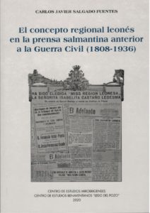 Imagen de portada del libro El concepto regional leonés en la prensa salmantina anterior a la Guerra Civil (1808-1936)