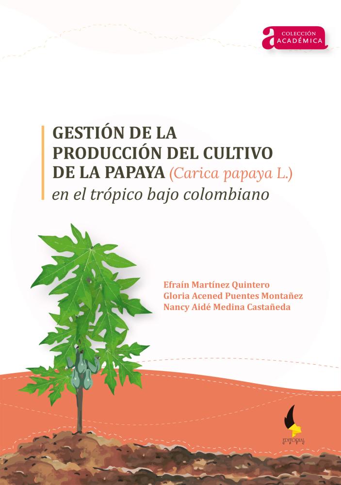 Imagen de portada del libro Gestión de la producción del cultivo de la papaya (Carica papaya L.) en el trópico bajo colombiano