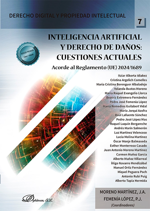 Imagen de portada del libro Inteligencia artificial y derecho de daños : Cuestiones actuales