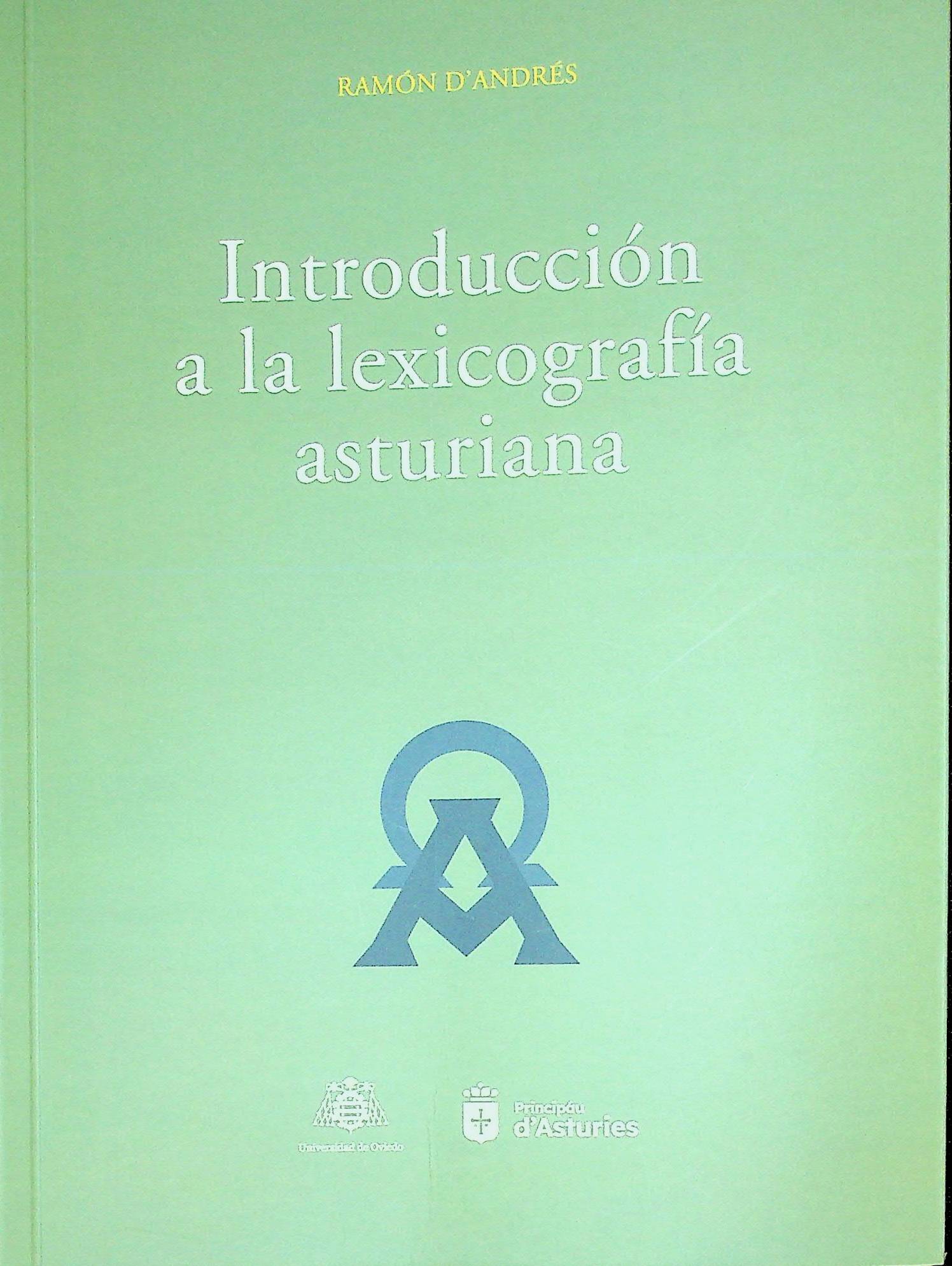 Imagen de portada del libro Introducción a la lexicografía asturiana