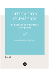 Imagen de portada del libro Litigación climática