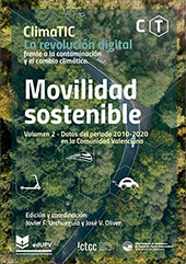 Imagen de portada del libro Movilidad sostenible. Volumen 2-Datos del periodo 2012-22 en la Comunidad Valenciana