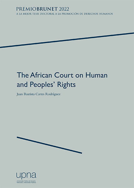 Imagen de portada del libro The African Court on Human and Peoples' rights