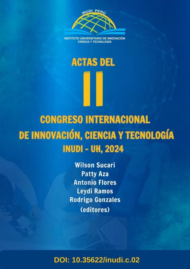 Imagen de portada del libro Actas del II Congreso Internacional de Innovación, Ciencia y Tecnología INUDI – UH, 2024