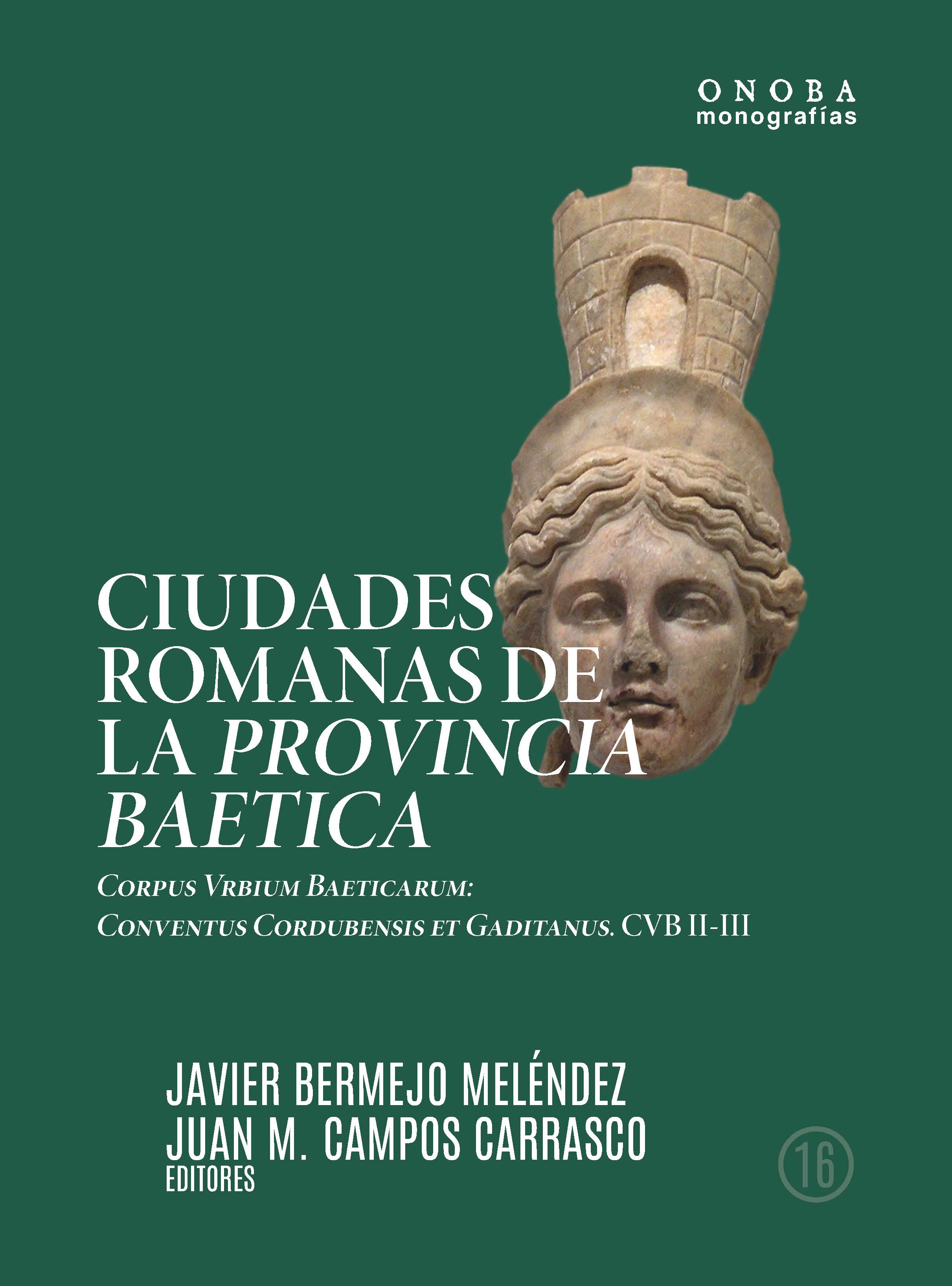 Imagen de portada del libro Ciudades romanas de la provincia Baética