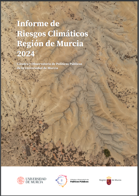 Imagen de portada del libro Informe de riesgos climáticos Región de Murcia 2024