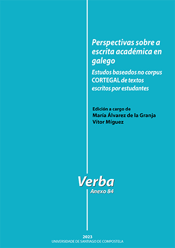 Imagen de portada del libro Perspectivas sobre a escrita académica en galego