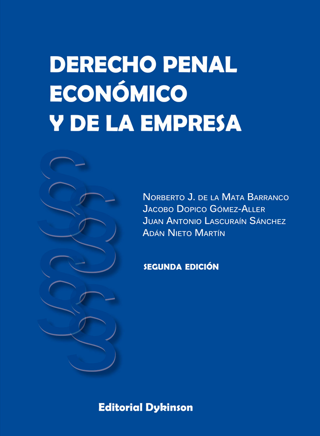 Imagen de portada del libro Derecho penal económico y de la empresa