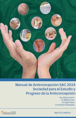 Imagen de portada del libro Manual de anticoncepción SAC 2024