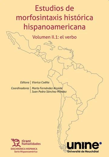 Imagen de portada del libro Estudios de morfosintaxis histórica hispanoamericana. Volumen II.1