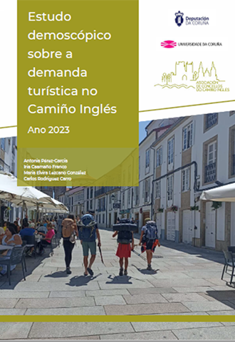 Imagen de portada del libro Estudo demoscópico sobre a demanda turística no Camiño Inglés