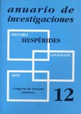 Imagen de portada de la revista Hespérides