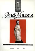 Imagen de portada de la revista Anámnesis