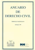 Imagen de portada de la revista Anuario de derecho civil