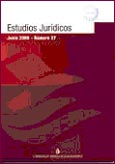 Imagen de portada de la revista Estudios jurídicos