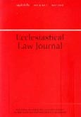 Imagen de portada de la revista Ecclesiastical law journal