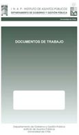 Imagen de portada de la revista Documentos de Trabajo ( Universidad de Chile. Departamento de Gobierno y Gestión Pública )