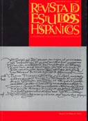 Imagen de portada de la revista Revista de estudios hispánicos