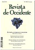 Imagen de portada de la revista Revista de Occidente