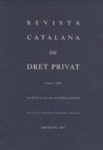 Imagen de portada de la revista Revista Catalana de Dret Privat