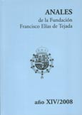 Imagen de portada de la revista Anales de la Fundación Francisco Elías de Tejada