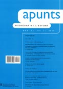 Imagen de portada de la revista Apunts