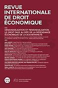 Imagen de portada de la revista Revue internationale de droit économique