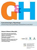Imagen de portada de la revista Gastroenterología y hepatología