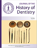 Imagen de portada de la revista Journal of the history of dentistry