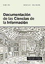 Imagen de portada de la revista Documentación de las ciencias de la información