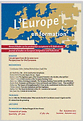 Imagen de portada de la revista Europe en formation