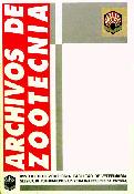 Imagen de portada de la revista Archivos de zootecnia