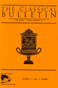 Imagen de portada de la revista Classical bulletin