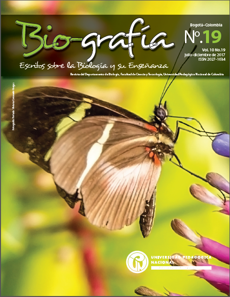 Imagen de portada de la revista Bio-grafía