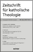 Imagen de portada de la revista Zeitschrift für katholische Theologie