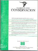 Imagen de portada de la revista Cuadernos sobre conservación